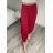 Nohavice letné dlhé oversize dámske ELENA (S/M/L ONE SIZE) TALIANSKA MÓDA IMD24130/DUR vínová S/M/L