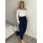 Nohavice letné dlhé oversize dámske ELENA (S/M/L ONE SIZE) TALIANSKA MÓDA IMD24130/DUR vínová S/M/L