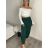 Nohavice letné dlhé oversize dámske ELENA (S/M/L ONE SIZE) TALIANSKA MÓDA IMD24130/DUR smaragdová S/M/L