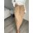 Sukně dlouhá s kapsami dámská PALOMA (S/M/L ONE SIZE) ITALSKÁ MÓDA IMD25054/DUR S/M/L zelená khaki