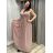 Šaty letné dlhé elegantné bez rukávov dámske (42/44/46 ONE SIZE) TALIANSKA MÓDA IMPSH2480566A