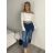 Kalhoty strečové dámské (S/M/L ONE SIZE) ITALSKÁ MÓDA IMSM25SIENA
