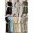 Šaty elegantní bez rukávu dámské (S/M/L ONE SIZE) ITALSKÁ MÓDA IMWAD25742