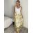 Sukně dlouhá tylová dámská LEMON (S/M/L ONE SIZE) ITALSKÁ MÓDA IM425272/DUR S/M žlutá