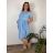 Šaty oversize letný krátky rukáv dámske nadrozmer MANUELA (44/46/48 ONE SIZE) TALIANSKA MÓDA IM425064