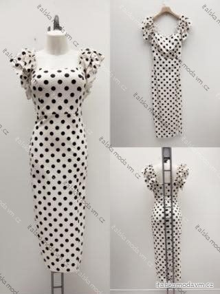 Šaty letní na ramínka dámské (XS/S/M ONE SIZE) ITALSKÁ MÓDA IMM25M41070