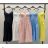 Šaty dlhé letné elegantné na ramienka dámske (XS/S/M ONE SIZE) TALIANSKA MÓDA IMM25M34537