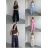 Kalhoty dlouhé letní dámské (S/M/L ONE SIZE) ITALSKÁ MÓDA IMM25M41475