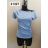 Tričko řádek krátký rukáv dámské (XS/S/M ONE SIZE) ITALSKÁ MÓDA IMM25M21327