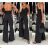 Kalhoty dlouhé elegantní dámské (XS/S/M ONE SIZE) ITALSKÁ MÓDA IMM25M18680