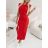 Šaty dlouhé letní elegantní bez rukávu dámské (XS/S/M ONE SIZE) ITALSKÁ MÓDA IMM25M29655