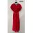 Šaty dlouhé krátký rukáv dámské (S/M/L ONE SIZE) ITALSKÁ MÓDA IMM25M12316