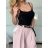 Body na ramínka dámské (S/M ONE SIZE) ITALSKá MODA IM325PINOT/DU -   biela -   S / M