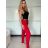 Nohavice s opaskom dámske (S/M/L ONE SIZE) TALIANSKA MÓDA IM425101/DU -   hnedá
 -   S/M/L