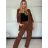Sako dlouhý rukáv dámské (S/M ONE SIZE) ITALSKÁ MÓDA IMPVN2522493/DU -   tmavě modrá -   S/M