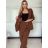 Sako dlouhý rukáv dámské (S/M ONE SIZE) ITALSKÁ MÓDA IMPVN2522493/DU -   tmavě modrá -   S/M