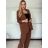 Sako dlouhý rukáv dámské (S/M ONE SIZE) ITALSKÁ MÓDA IMPVN2522493/DU -   tmavě modrá -   S/M