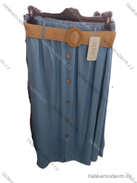 Sukňa dlhá s opaskom dámska (S/M/L ONE SIZE) TALIANSKA MÓDA IM725013