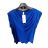 Tričko elegantný krátky rukáv dámske (S/M/L ONE SIZE) TALIANSKA MÓDA IM725033