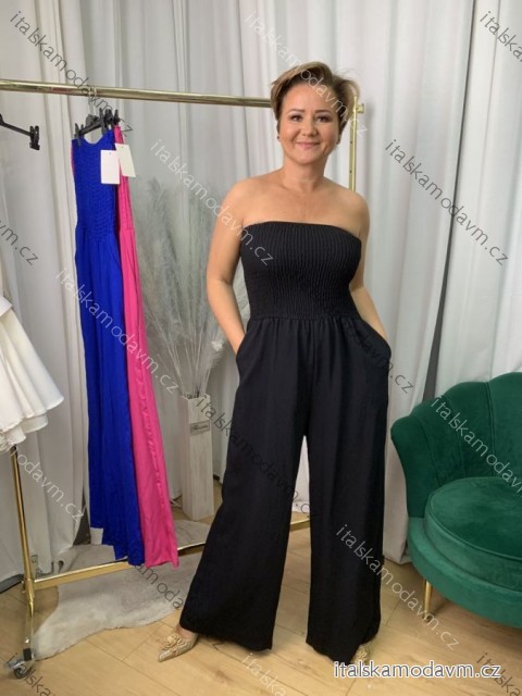 Overal dlouhý carmen dámský nadrozměr (42/44/46 ONE SIZE) ITALSKÁ MÓDA IMWEC25035