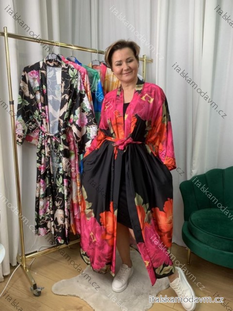 Přehoz cardigan letní přes plavky dámský nadrozměr (42/44/46 ONE SIZE) ITALSKÁ MÓDA IMWEC25042