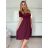 Šaty voľnočasové letné krátky rukáv dámske VIOLA (S/M/L ONE SIZE) TALIANSKA MÓDA IMSM25022/DU - šedá - S/M/L