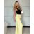 Kalhoty letní dlouhé oversize dámské (S/M/L ONE SIZE) ITALSKÁ MÓDA IM425271