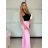 Kalhoty letní dlouhé oversize dámské COLORE (S/M/L ONE SIZE) ITALSKÁ MÓDA IM425271/DUR -   čierna -   S/M/L
