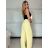 Kalhoty letní dlouhé oversize dámské COLORE (S/M/L ONE SIZE) ITALSKÁ MÓDA IM425271/DUR -   čierna -   S/M/L