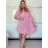 Šaty košilové 3/4 krátký rukáv dámské (S/M/L ONE SIZE) ITALSKá MODA IMSP25LAGO