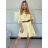 Šaty košilové 3/4 krátký rukáv dámské (S/M/L ONE SIZE) ITALSKá MODA IMSP25LAGO