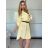 Šaty košilové 3/4 krátký rukáv dámské (S/M/L ONE SIZE) ITALSKá MODA IMSP25LAGO