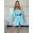 Šaty košilové 3/4 krátký rukáv dámské (S/M/L ONE SIZE) ITALSKá MODA IMSP25LAGO