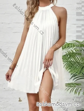 Šaty letní elegantní bez rukávu dámské (S/M ONE SIZE) ITALSKÁ MÓDA IMPLI2552551