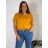Tunika/tričko krátký rukáv dámské nadrozměr (XL/2XL ONE SIZE) ITALSKÁ MÓDA IM722006