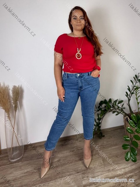Kalhoty rifle dlouhé dámské  MOM (38-48) TP JEANS TPJ25D5118/DUR