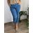 Kalhoty rifle dlouhé dámské  MOM (38-48) TP JEANS TPJ25D5118/DUR modrá 38