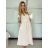 Šaty dlouhé letní krátký rukáv dámské (S/M/L ONE SIZE) ITALSKÁ MÓDA IM425140/DU -   žlutá -   S/M/L