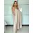 Overal dlouhý elegantní letní bez rukávu dámský (S/M/L ONE SIZE) ITALSKÁ MÓDA IMWAD25555