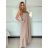 Overal dlouhý elegantní letní bez rukávu dámský (S/M/L ONE SIZE) ITALSKÁ MÓDA IMWAD25555