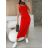 Šaty volnočasové letní na ramínka dámské (XS/S/M ONE SIZE) ITALSKÁ MÓDA IMD25097/DUR Černá XS/S/M