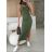 Šaty volnočasové letní na ramínka dámské (XS/S/M ONE SIZE) ITALSKÁ MÓDA IMD25097/DUR Černá XS/S/M