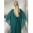Šaty dlhé společenské elegantný krátky rukáv dámske (S/M/L ONE SIZE) TALIANSKA MÓDA IMPSH2550410