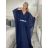 Šaty dlhé společenské elegantný krátky rukáv dámske (S/M/L ONE SIZE) TALIANSKA MÓDA IMPSH2550410