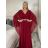 Šaty dlhé společenské elegantný krátky rukáv dámske (S/M/L ONE SIZE) TALIANSKA MÓDA IMPSH2550410