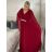 Šaty dlhé společenské elegantný krátky rukáv dámske (S/M/L ONE SIZE) TALIANSKA MÓDA IMPSH2550410