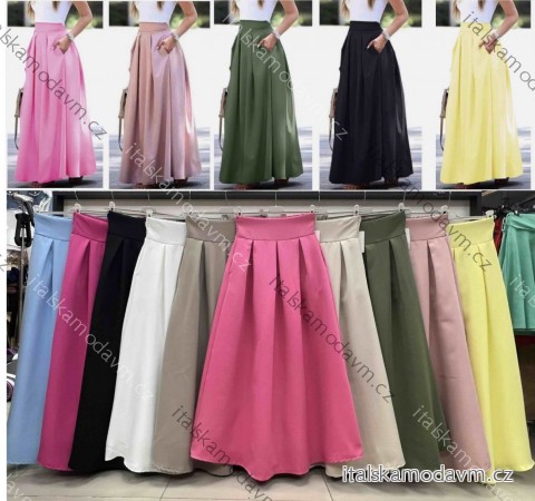 Sukňa dlhá dámska (S/M/L ONE SIZE) TALIANSKA MÓDA IMWB25880