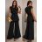 Súprava elegantný top bez rukávov a nohavice dlhé dámske (XS/S/M ONE SIZE) TALIANSKA MÓDA IMWGB25955