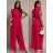 Súprava elegantný top bez rukávov a nohavice dlhé dámske (XS/S/M ONE SIZE) TALIANSKA MÓDA IMWGB25955