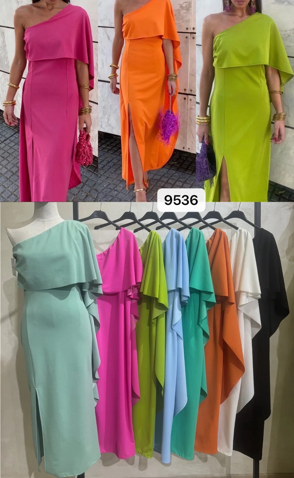 Šaty elegantný letný krátky rukáv dámske (S/M/L ONE SIZE) TALIANSKA MÓDA IMPOC259536